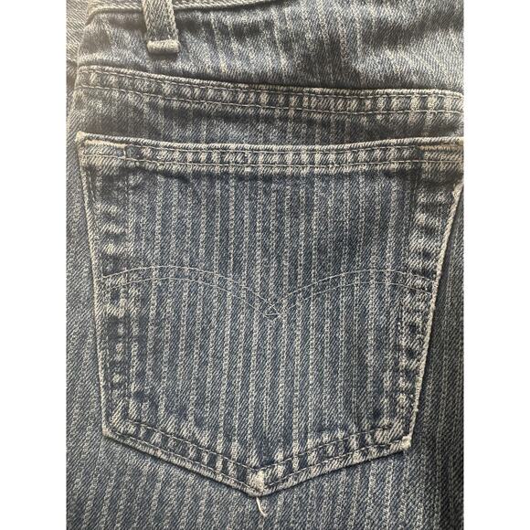 Vintage Levis 501 Jeans Mens 31x32 USA Button Stonewash Denim Stiped 1980s RARE! - Picture 8 of 16